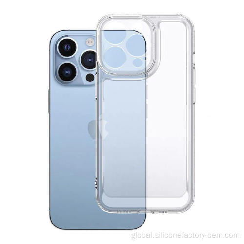 Silicone Phone Case Transparent Wholesale Airbag Cover for iPhone Case Manufactory